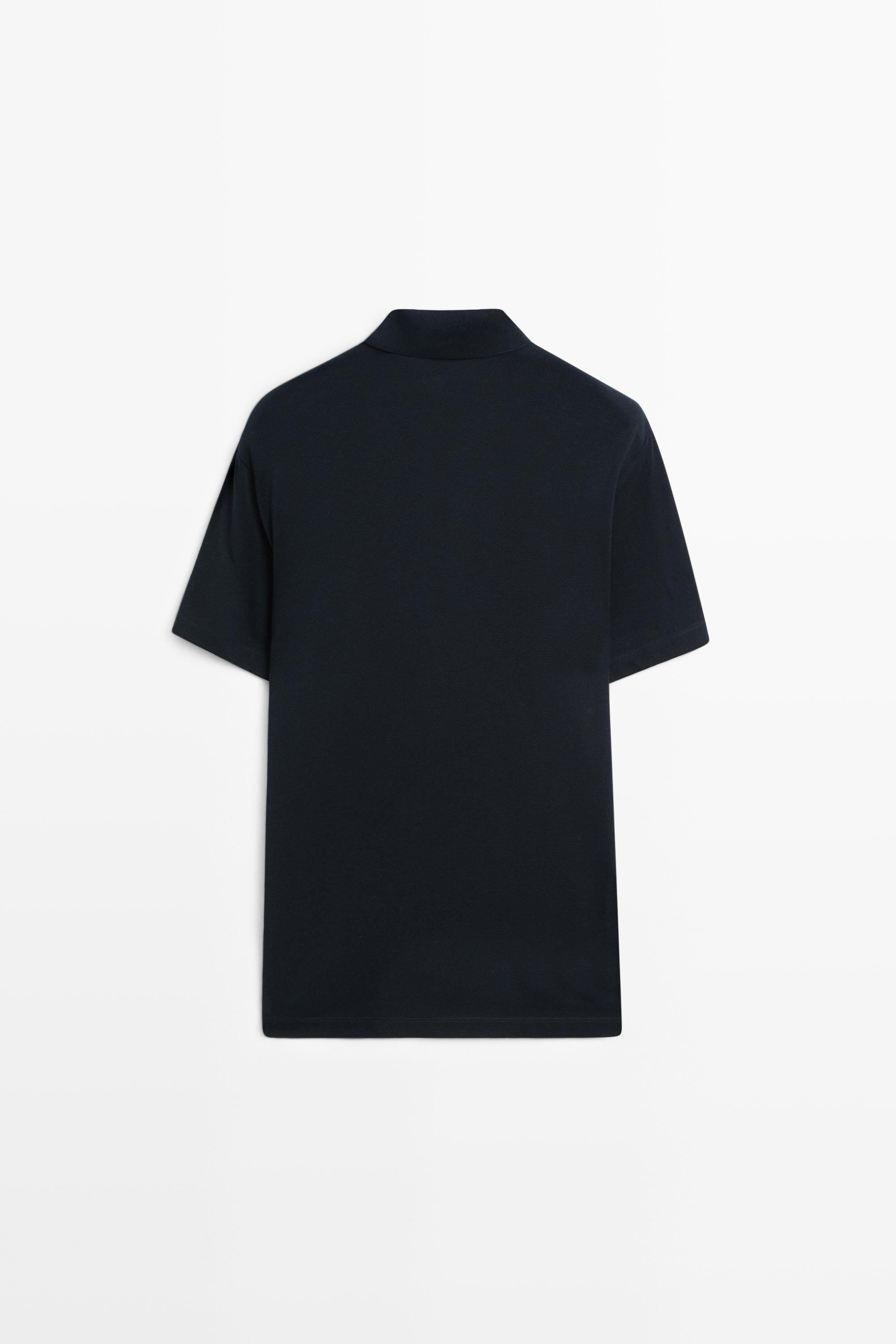 100% cotton structured polo shirt